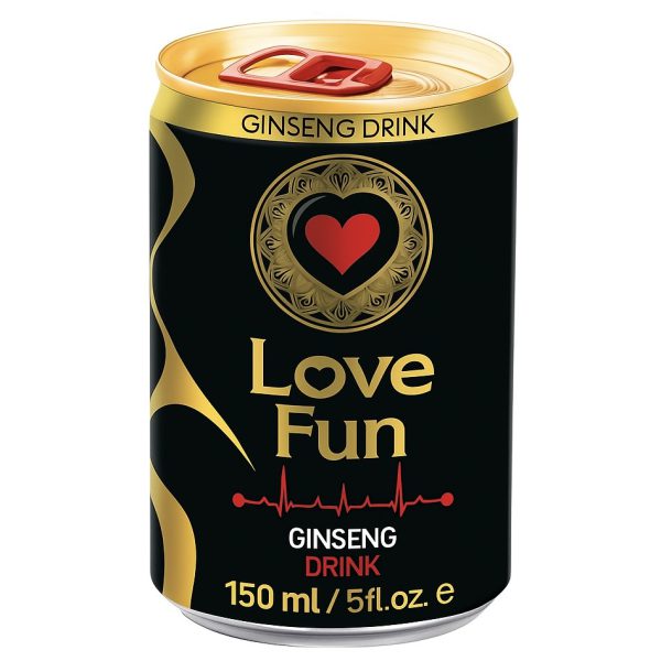نوشیدنی انرژی‌زای لاو فان با عصاره جینسینگ  Love Fun Ginseng Drink