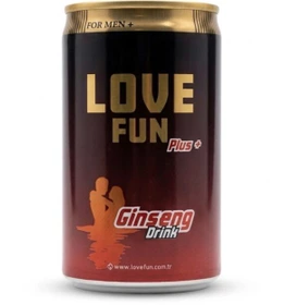 نوشیدنی انرژی‌زای لاو فان با عصاره جینسینگ قرمز  Love Fun Ginseng Drink red