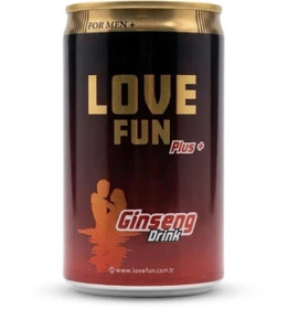 نوشیدنی انرژیزای لاو فان با عصاره جینسینگ قرمز Love Fun Ginseng Drink red